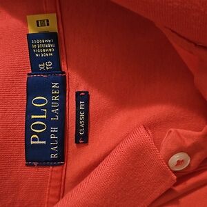 XL Orange Polo